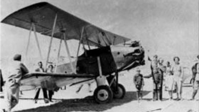 El famoso avión Morane Saulnier con el que Luis Candelaria cruzó los Andes en 1918