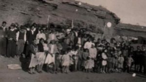 Auca Mahuida. Durante su esplendor, en 1947, vivían unas 1.500 personas