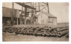 Pozo 1, Challacó, 1922