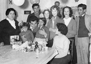 Milton Aguilar y familia