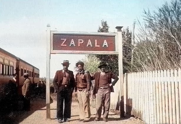 Zapala - Parada de Estación - 1921 Foto Gentileza Museo Municipal de Zapala