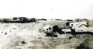 Puesto de Carmen Funes (la Pasto Verde) en Plaza Huincul