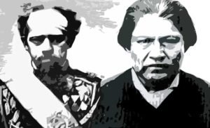 Julio Argentino Roca y Valentín Saihueque