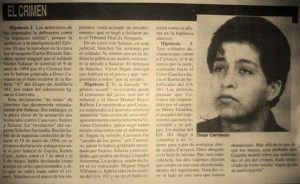 Las tres hipótesis del caso carrasco.