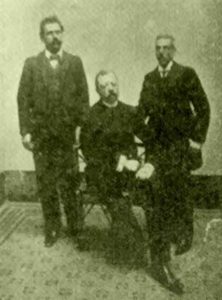 Foto de comisión Pro Capital publicada en la revista Caras y Caretas