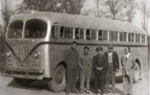 El rápido del Neuquén. Manuel Martín, Tito Izquierdo, Galván y Ceballos.