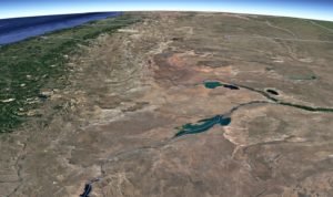 Neuquén desde el espacio