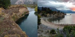 Río Traful cruzando por la estancia.