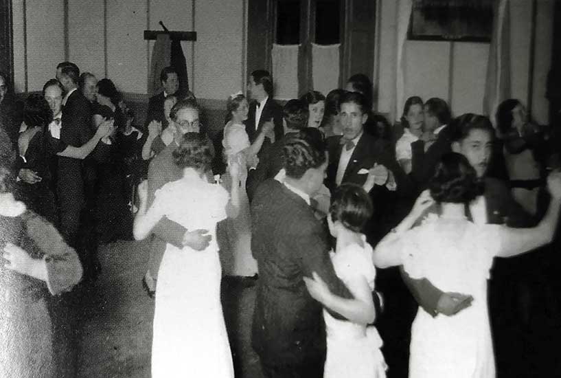 Baile del día de la Independencia en el Hotel Lácar - Foto: Familia Elorriaga-Labadie
