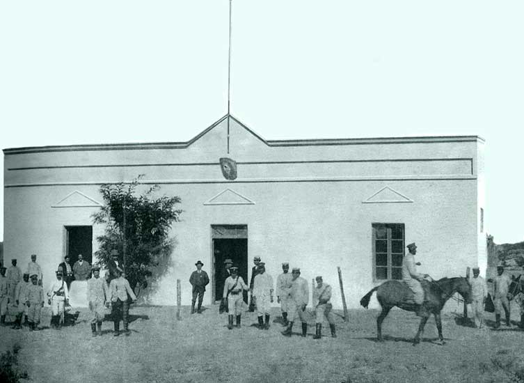 Autor desconocido. La Jefatura de Policía, 1910. Museo Gregorio Álvarez.