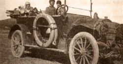 Mercedes Benz doble faetón, 1912. Al volante Emilio Maccarini.