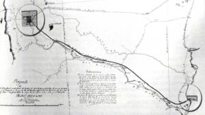 Ferrocarril proyectado desde Tilhue a San Blas (1889)