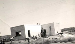 Construcción de las viviendas del personal superior