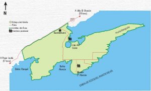 Mapa de Reserva Área Protegida El Mangrullo - Neuquén