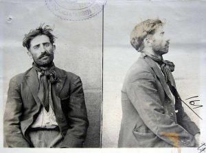 Andrés Gómez, uno de los anarquistas detenidos en Vista Alegre por el asalto a una galera de Correo en China Muerta.