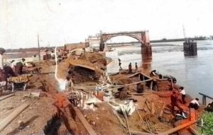 Construcción del Dique Ballester