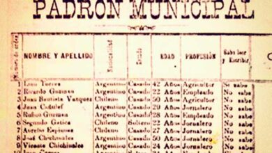 Padrón Municipal de Chos Malal - 1899