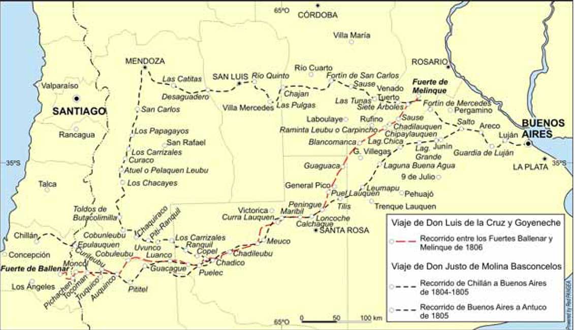 Los primeros registros geológicos y paleontológicos del Neuquén: la expedición de Luis de la Cruz en 1806