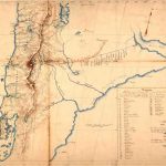 Mapa levantado por Luis de la Cruz y Goyeneche en 1806 y entregado con parte de su diario a las autoridades coloniales (Archivo Histórico Nacional de Chile. Mapa N° 224. Fondo: Varios. Volumen 934. Foja 232).
