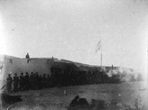 25 de Mayo de 1883 en Codihue - Salva hecho por el Regimiento 11 de Caballería al ponerse el Sol.