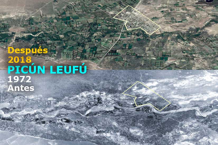 Picun Leufú: Antes y después