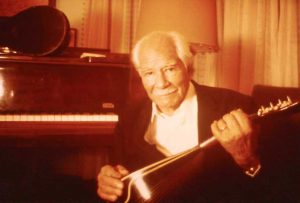 Gregorio Álvarez en su casa de Neuquén Capital