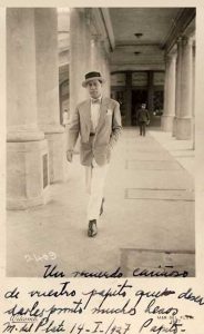 Gregorio Álvarez en Mar del Plata, 1927
