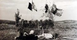 Nguillatun en el paraje San Ignacio, próximo a Las Coloradas, en la década del 30. El Rehué (Fotos gentileza museo histórico de Senillosa).
