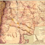 Mapa del territorio de la Pampa y Río Negro confeccionado por el Coronel Olascoaga, primer gobernador del territorio del Neuquén, publicado en su obra Estudio Topográfico de La Pampa y Río Negro (1880)