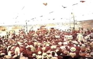 Habla el Coronel Carlos H Rodríguez, gobernador del territorio del Neuquén. 22 de Octubre de 1933. Acto de Fundación de Cutral Co.