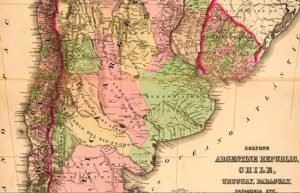 Mapa de la República Argentina de 1886
