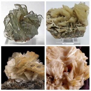 Distintos tipos de Baritina.