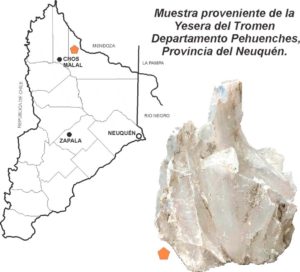 Muestra de Yeso del Neuquén
