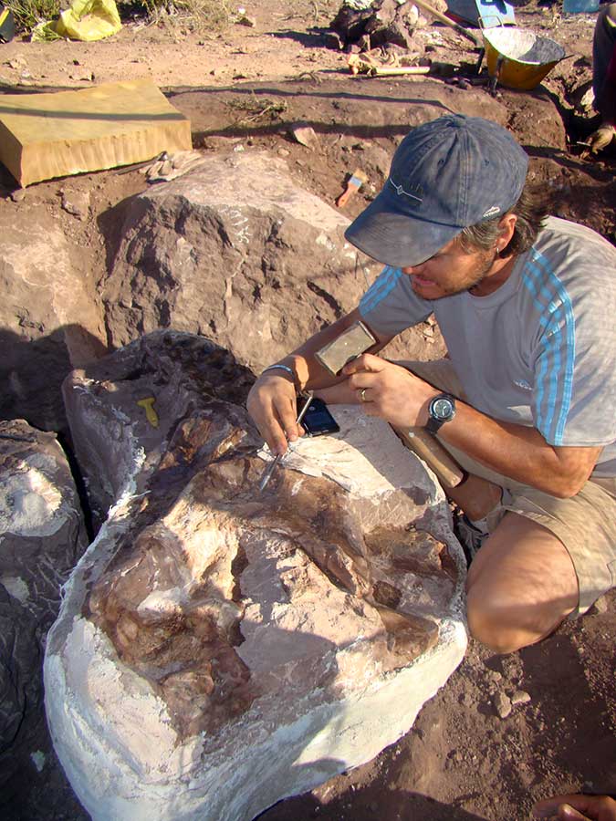 Excavaciones en Aguada Pichana.