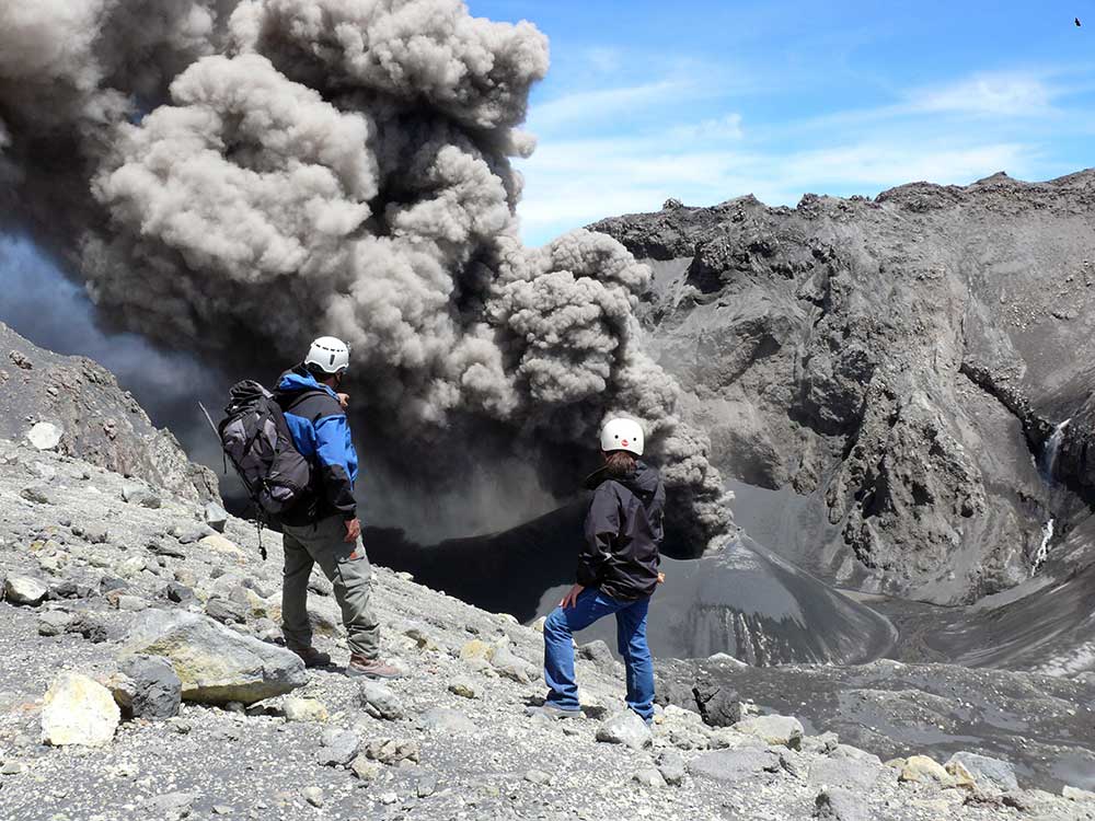 Erupción del volcán Copahue (diciembre del 2016), provincia del Neuquén.