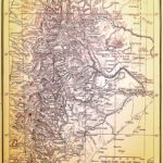 Mapa del territorio del Neuquén de 1921