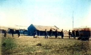 Edificio de la comandancia en Codihue - Oficiales del regimiento nº 11