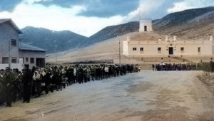 Procesión en Chos Malal en las primeras décadas del Siglo XX