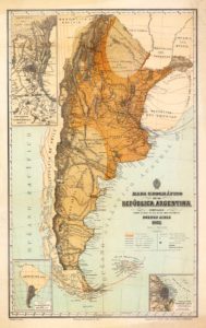 Mapa de la República Argentina de 1882