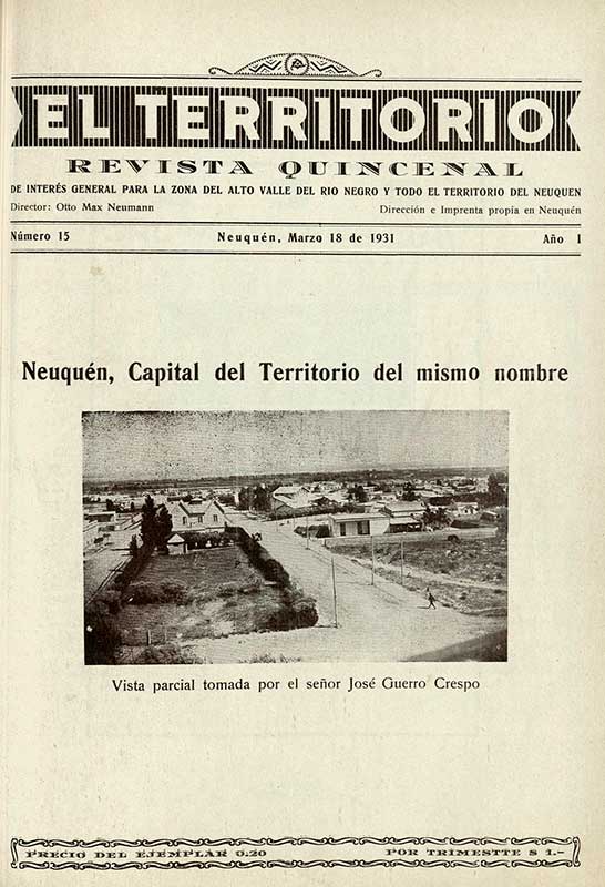 Revista “El Territorio” - década del ‘30