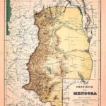 Mapa de la provincia de Mendoza - 1889