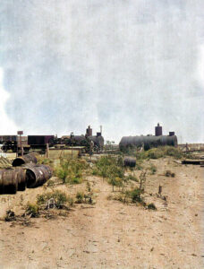 Descarga de maquinaria para el pozo 2