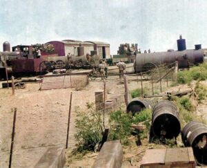 Llegada de materiales con el ferrocarril