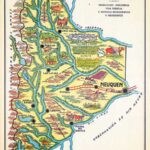 Mapa ilustrado de la Gobernación del Neuquén – Revista Billiken, 1933