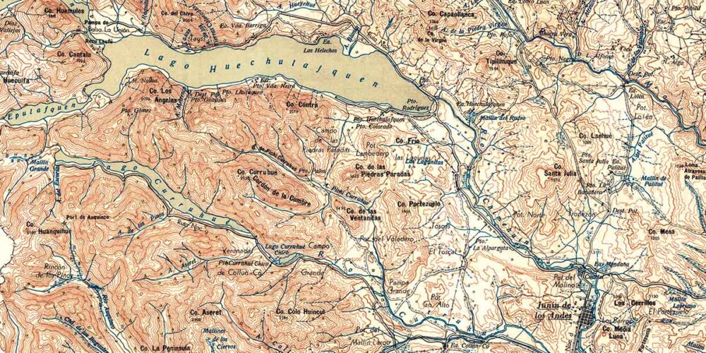 Plano topográfico – Junín de los Andes - 1967