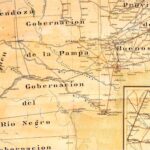 Mapa de Ferrocarriles, Telégrafos y Correos de la República Argentina de 1889