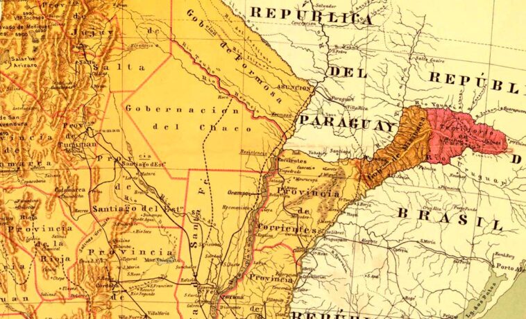 Mapa de la República Argentina – 1893