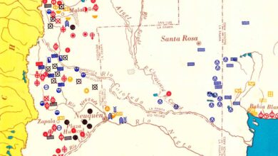 Mapa minero de la República Argentina - 1957