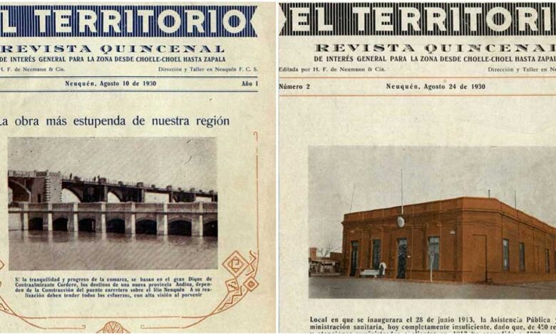 Revista el Territorio – década del ‘30 → Más Neuquén Revista el Territorio – década del ‘30