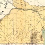 Mapa del Territorio Nacional de Río Negro de 1886